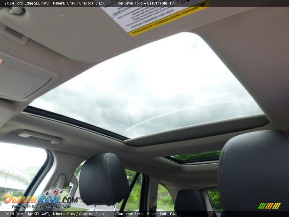 2014 Ford Edge SEL AWD Mineral Gray / Charcoal Black Photo #15