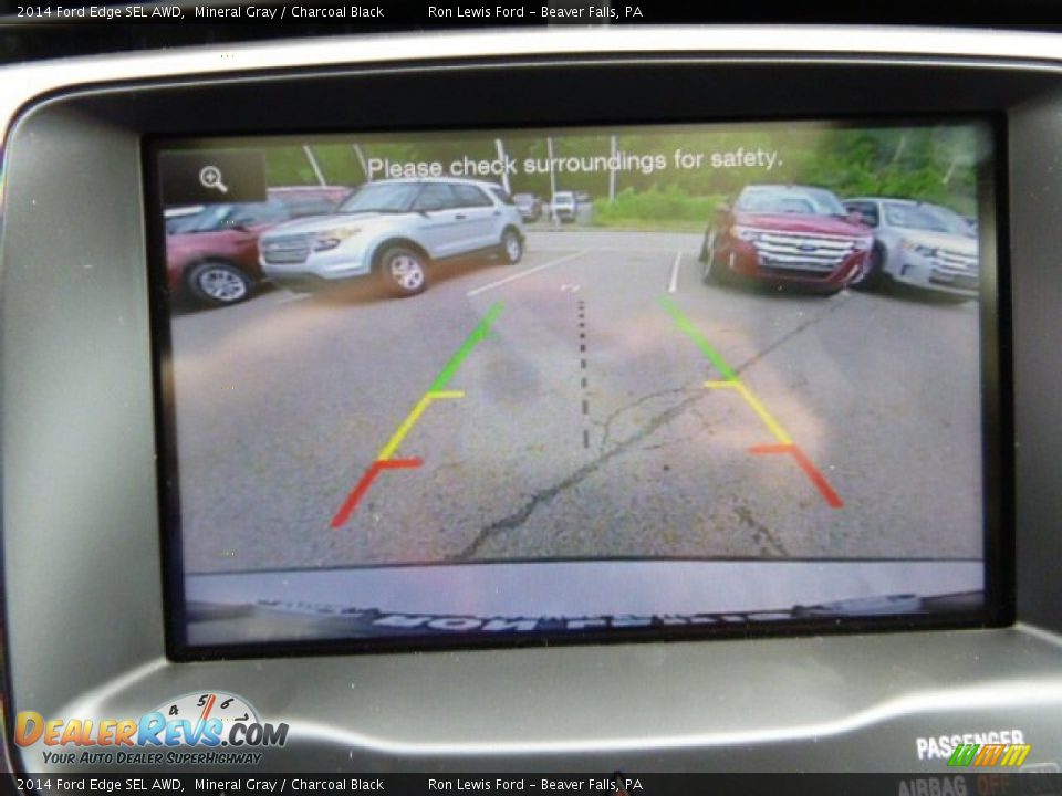 2014 Ford Edge SEL AWD Mineral Gray / Charcoal Black Photo #17