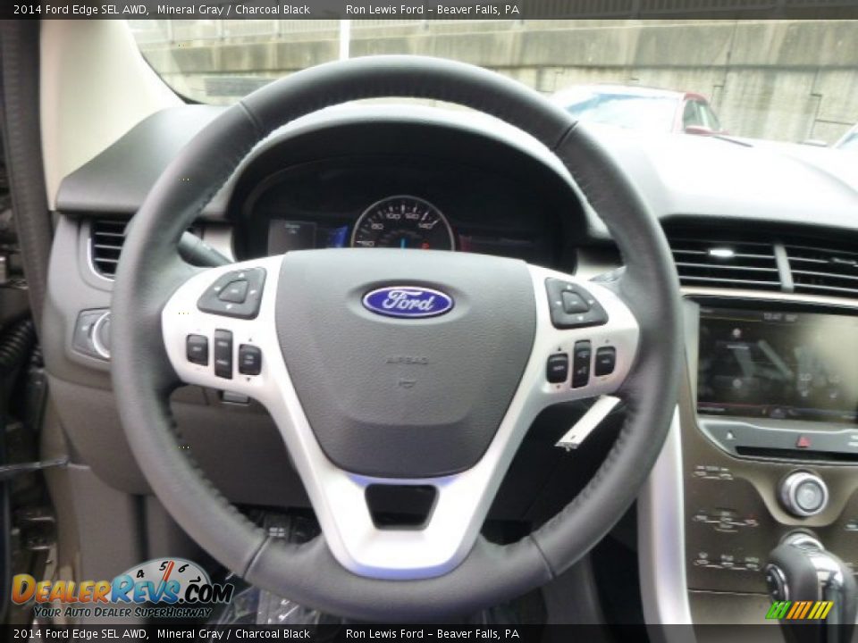 2014 Ford Edge SEL AWD Mineral Gray / Charcoal Black Photo #19