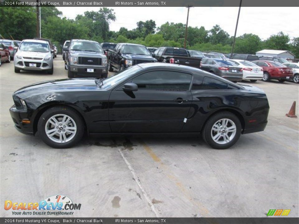 2014 Ford Mustang V6 Coupe Black / Charcoal Black Photo #19