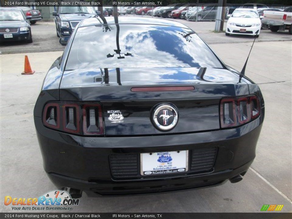 2014 Ford Mustang V6 Coupe Black / Charcoal Black Photo #21