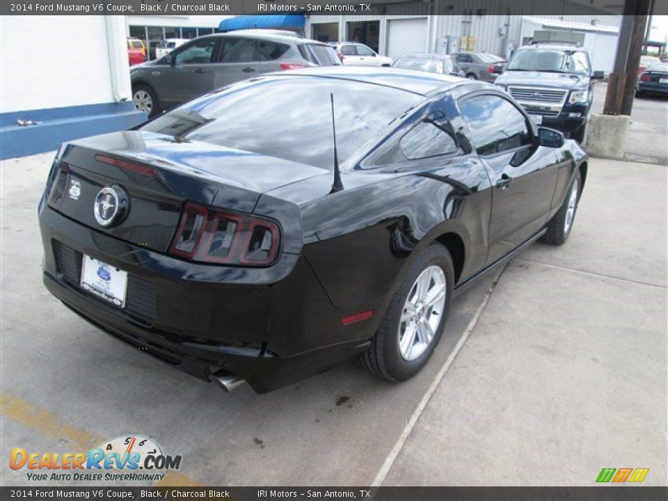 2014 Ford Mustang V6 Coupe Black / Charcoal Black Photo #22