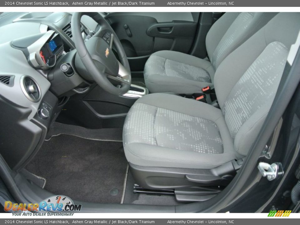 2014 Chevrolet Sonic LS Hatchback Ashen Gray Metallic / Jet Black/Dark Titanium Photo #8