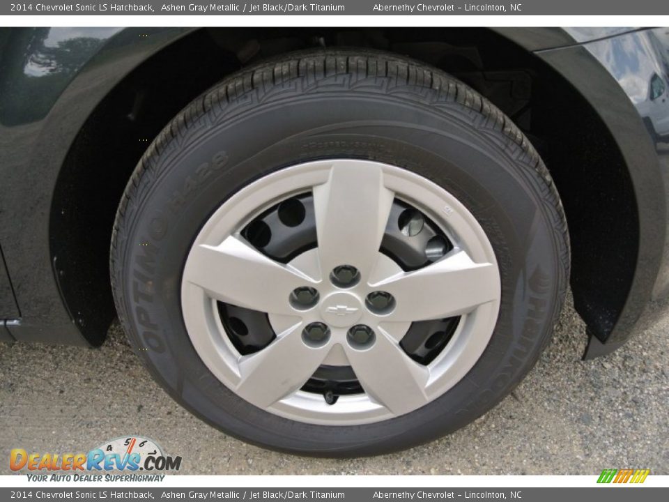 2014 Chevrolet Sonic LS Hatchback Ashen Gray Metallic / Jet Black/Dark Titanium Photo #20