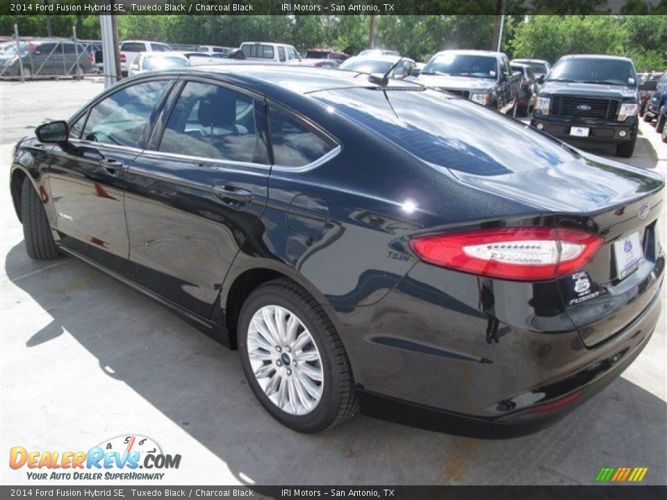2014 Ford Fusion Hybrid SE Tuxedo Black / Charcoal Black Photo #5