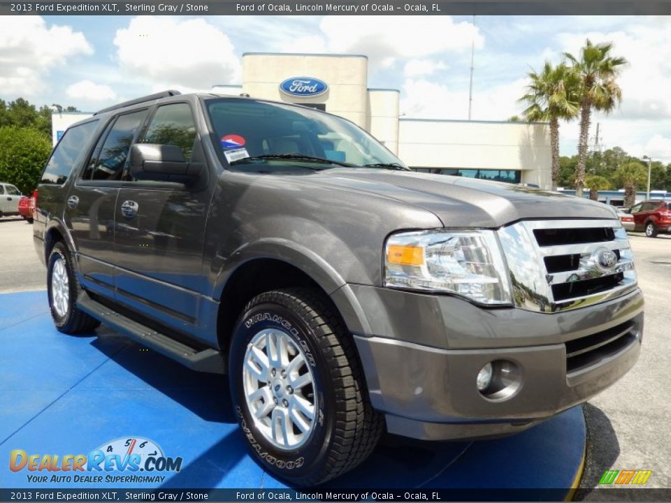 2013 Ford Expedition XLT Sterling Gray / Stone Photo #7