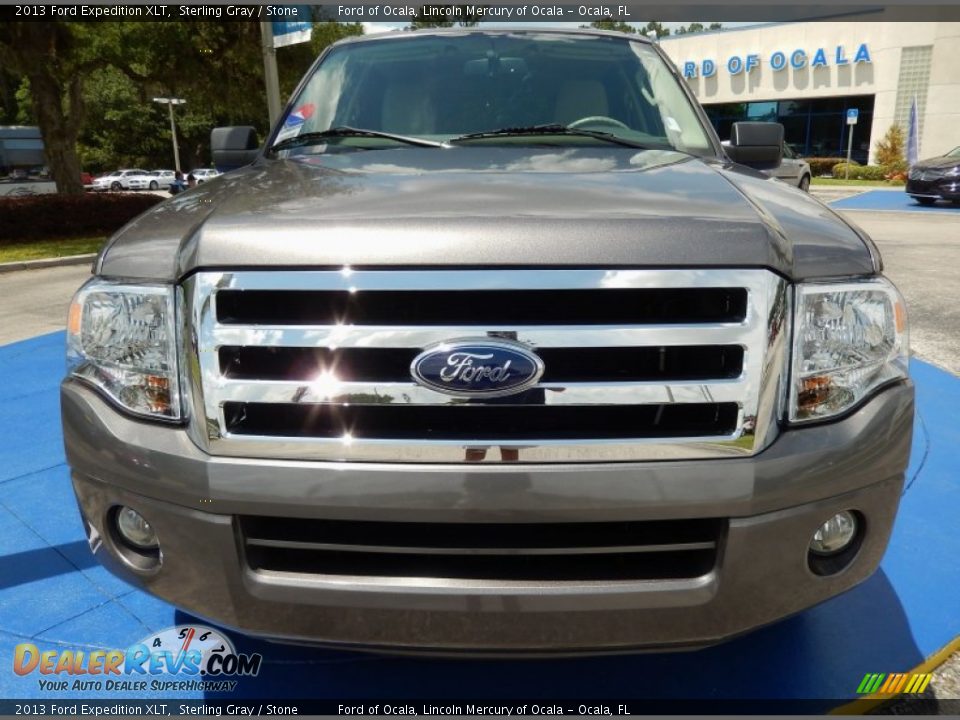 2013 Ford Expedition XLT Sterling Gray / Stone Photo #8