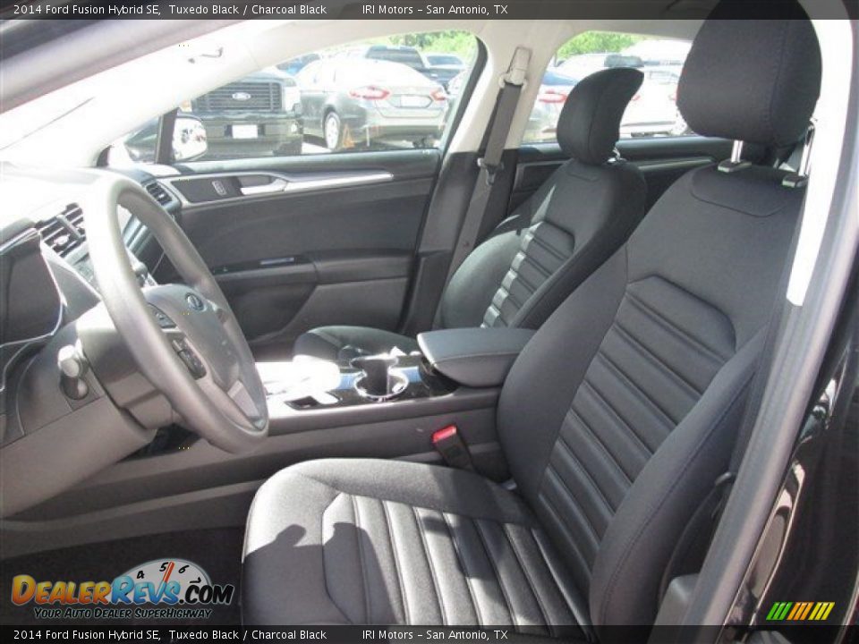 2014 Ford Fusion Hybrid SE Tuxedo Black / Charcoal Black Photo #9