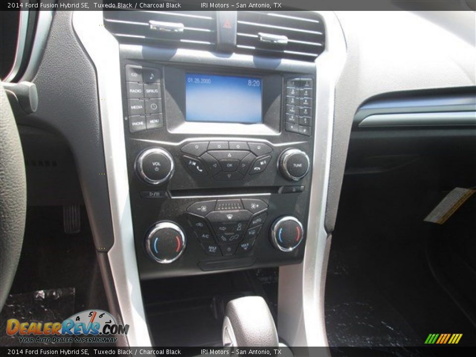 2014 Ford Fusion Hybrid SE Tuxedo Black / Charcoal Black Photo #11