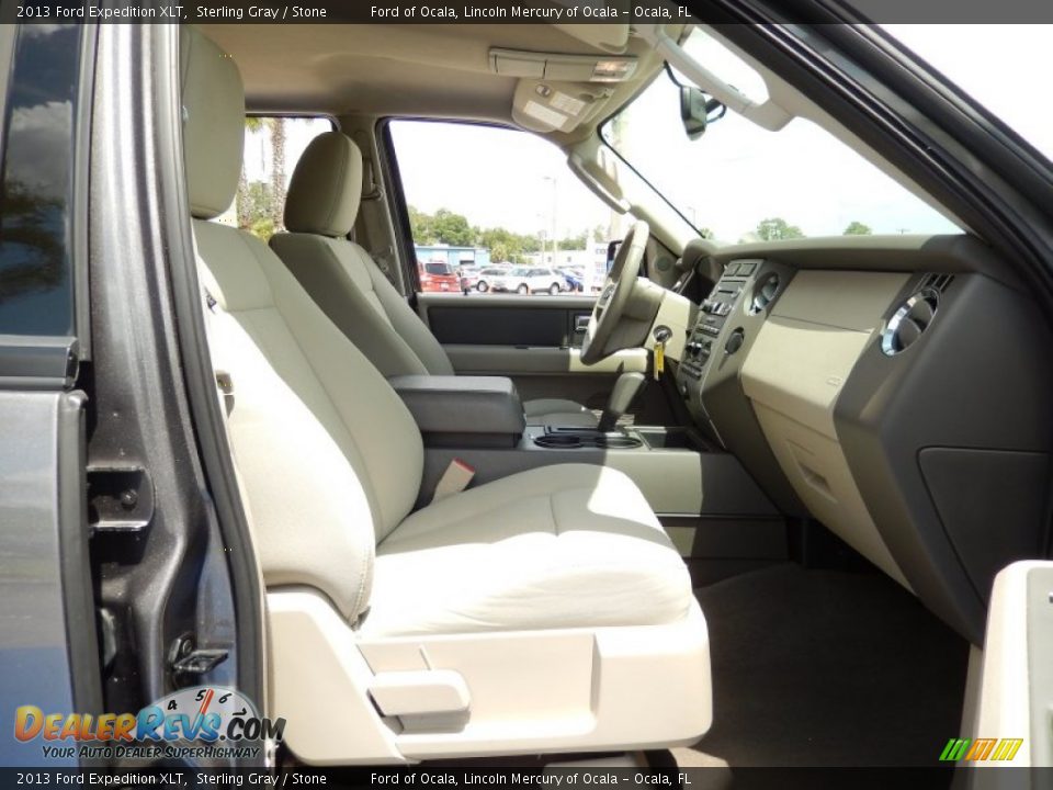 2013 Ford Expedition XLT Sterling Gray / Stone Photo #18