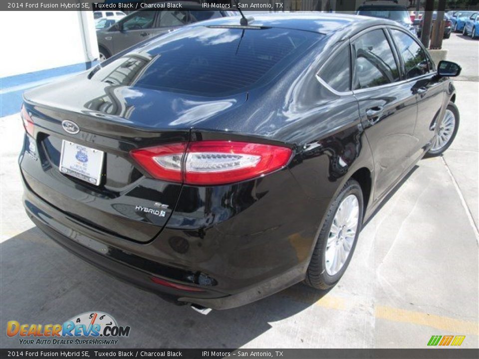 2014 Ford Fusion Hybrid SE Tuxedo Black / Charcoal Black Photo #19