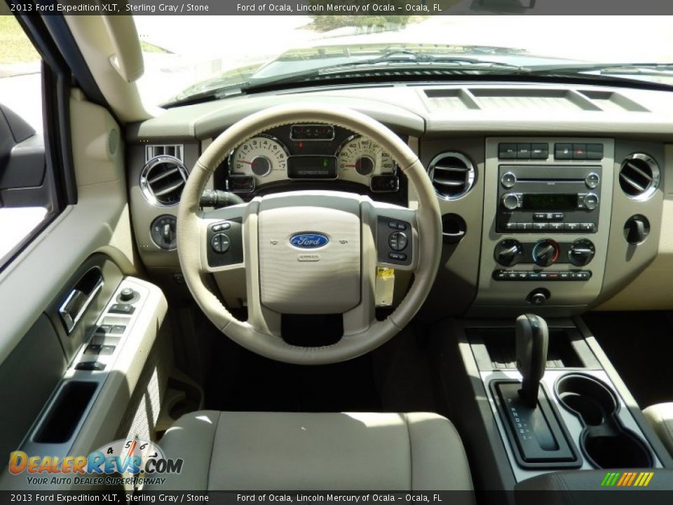 2013 Ford Expedition XLT Sterling Gray / Stone Photo #21