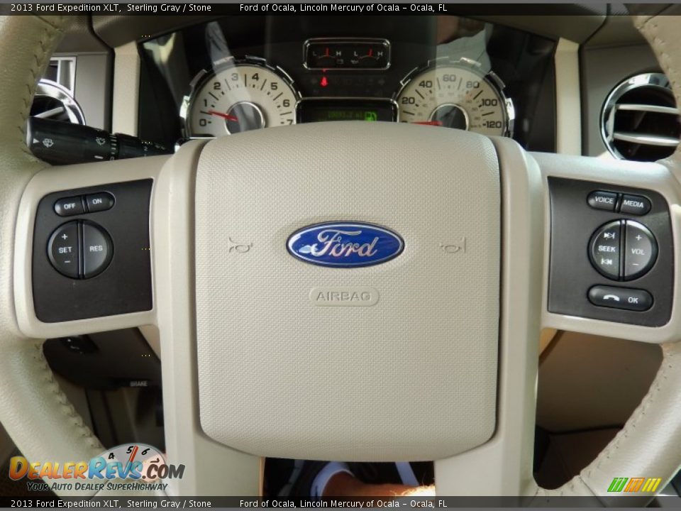 2013 Ford Expedition XLT Sterling Gray / Stone Photo #24