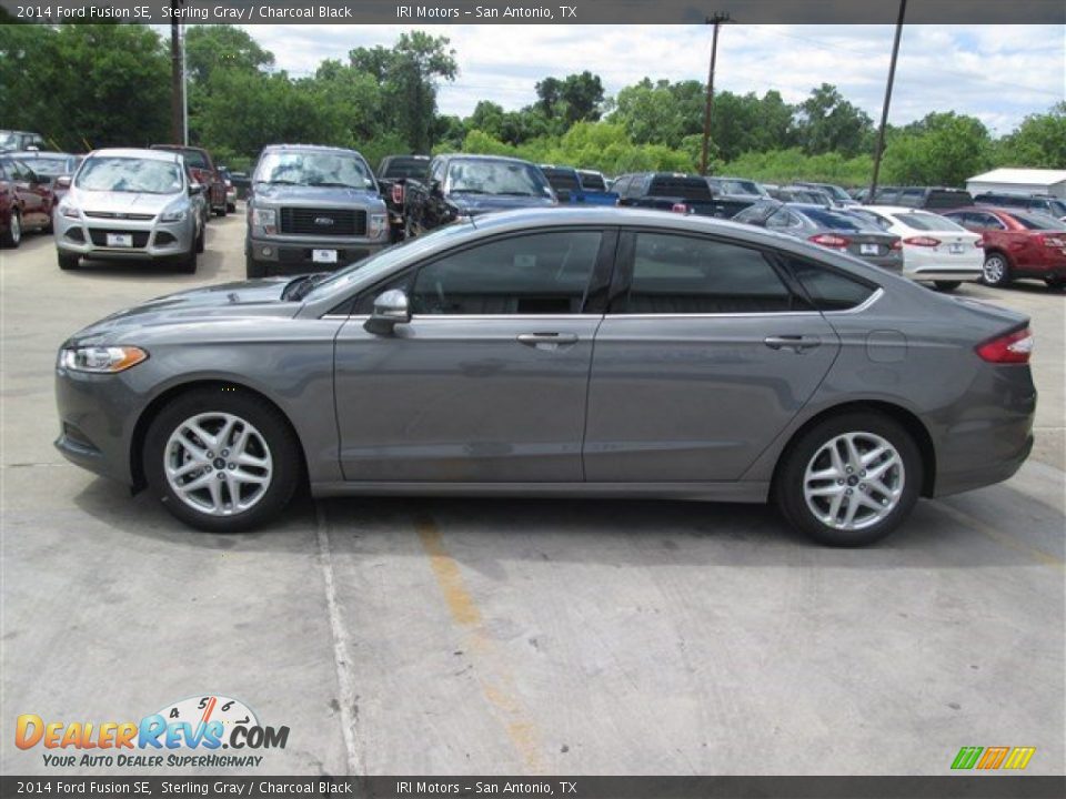 2014 Ford Fusion SE Sterling Gray / Charcoal Black Photo #4