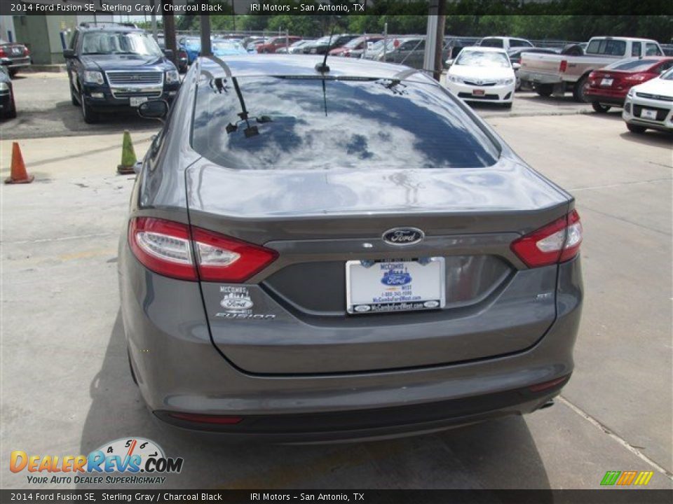 2014 Ford Fusion SE Sterling Gray / Charcoal Black Photo #6