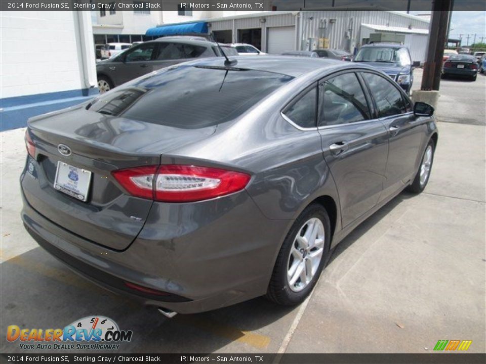 2014 Ford Fusion SE Sterling Gray / Charcoal Black Photo #7