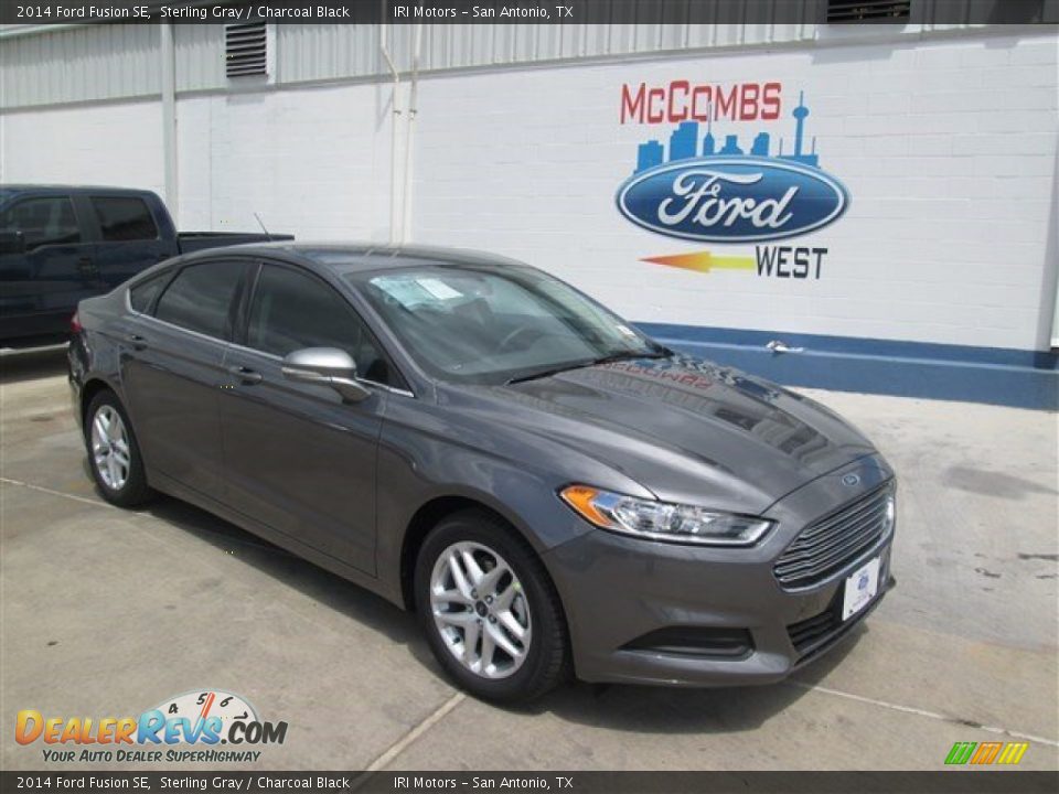 2014 Ford Fusion SE Sterling Gray / Charcoal Black Photo #13