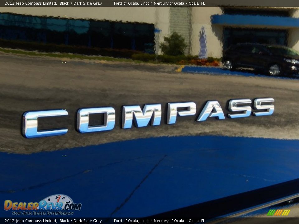 2012 Jeep Compass Limited Black / Dark Slate Gray Photo #9
