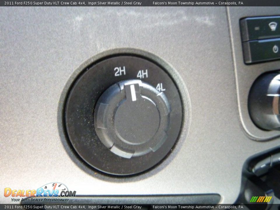 2011 Ford F250 Super Duty XLT Crew Cab 4x4 Ingot Silver Metallic / Steel Gray Photo #20