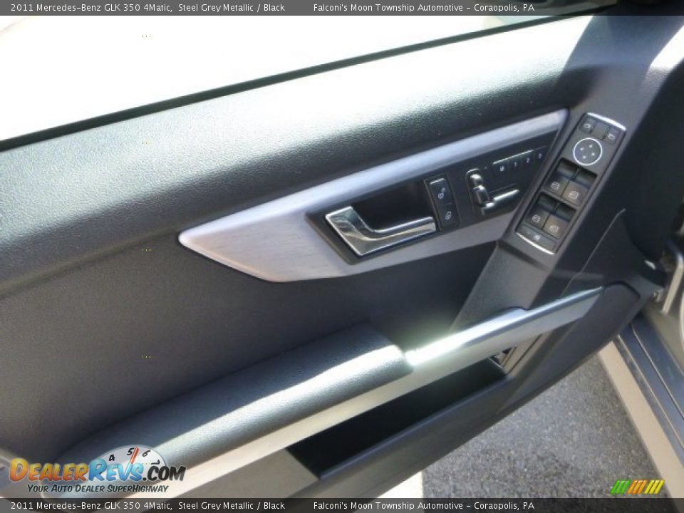 2011 Mercedes-Benz GLK 350 4Matic Steel Grey Metallic / Black Photo #19