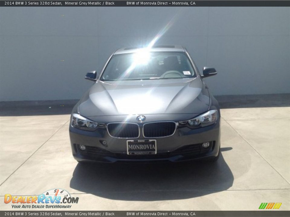 2014 BMW 3 Series 328d Sedan Mineral Grey Metallic / Black Photo #3