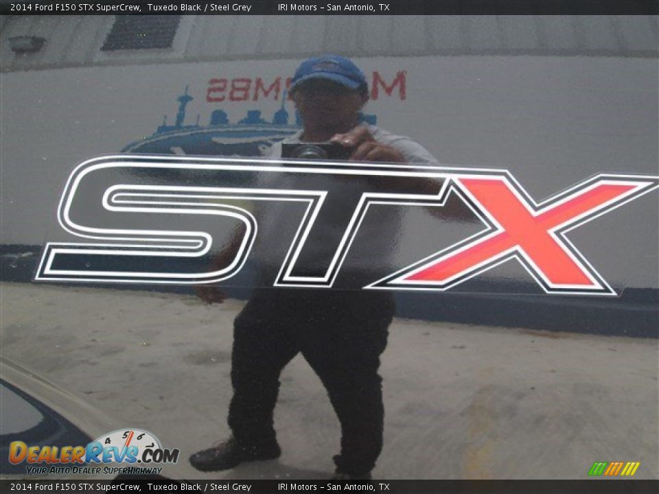 2014 Ford F150 STX SuperCrew Tuxedo Black / Steel Grey Photo #11