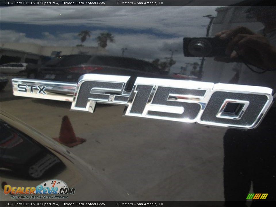 2014 Ford F150 STX SuperCrew Tuxedo Black / Steel Grey Photo #12