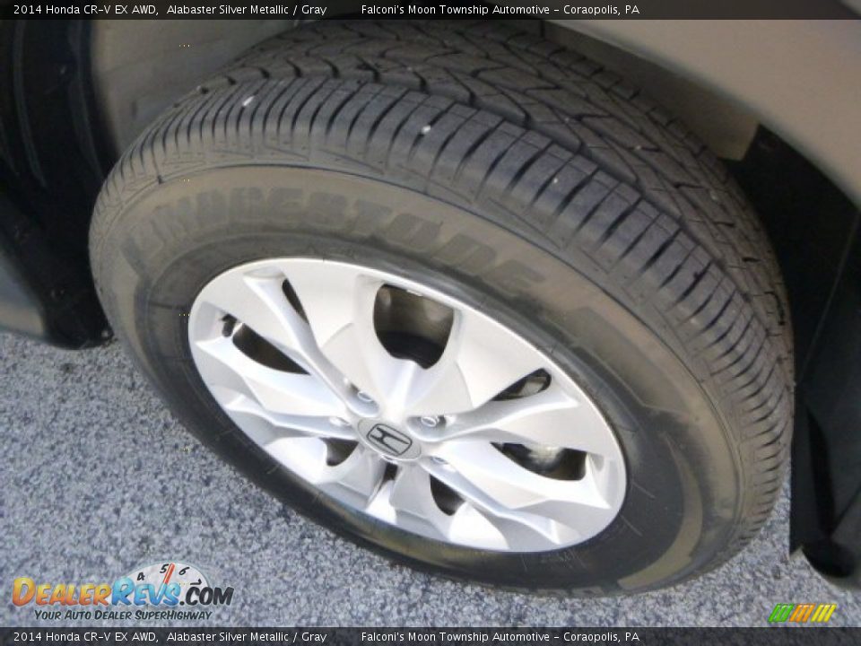 2014 Honda CR-V EX AWD Alabaster Silver Metallic / Gray Photo #9