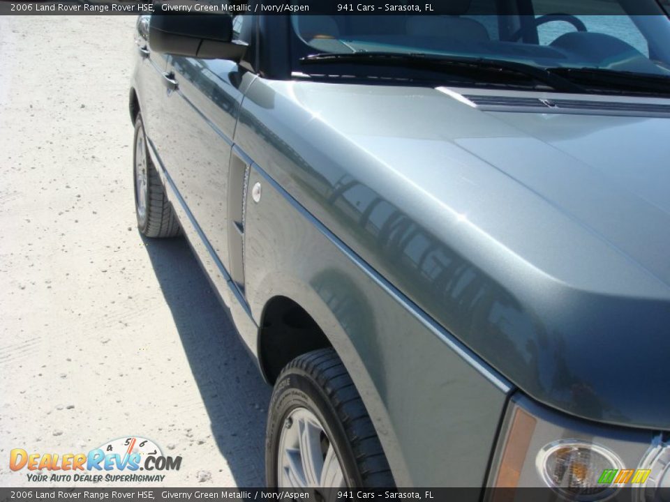 2006 Land Rover Range Rover HSE Giverny Green Metallic / Ivory/Aspen Photo #9