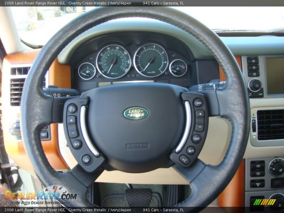 2006 Land Rover Range Rover HSE Giverny Green Metallic / Ivory/Aspen Photo #13