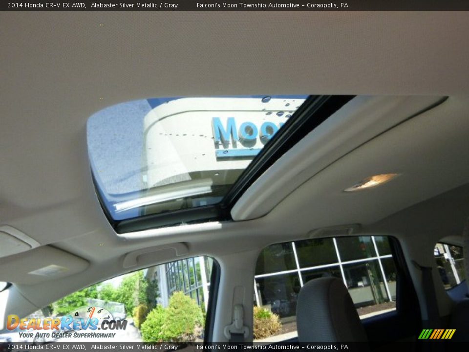 2014 Honda CR-V EX AWD Alabaster Silver Metallic / Gray Photo #20