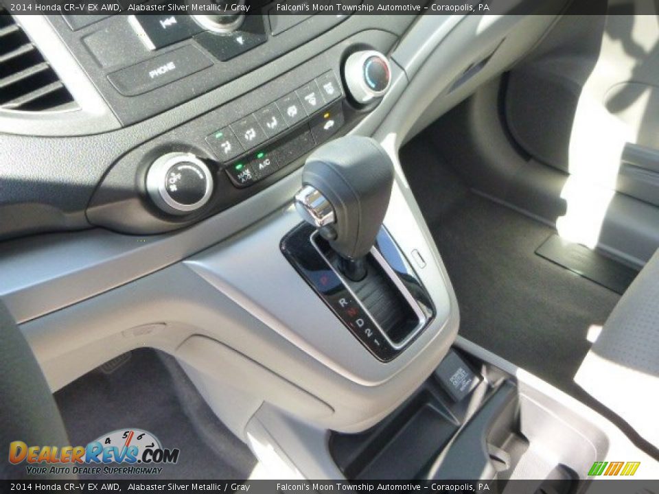 2014 Honda CR-V EX AWD Alabaster Silver Metallic / Gray Photo #22