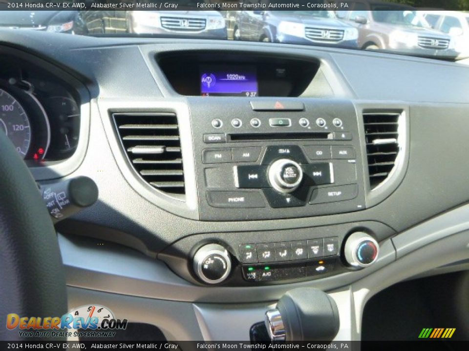 2014 Honda CR-V EX AWD Alabaster Silver Metallic / Gray Photo #23