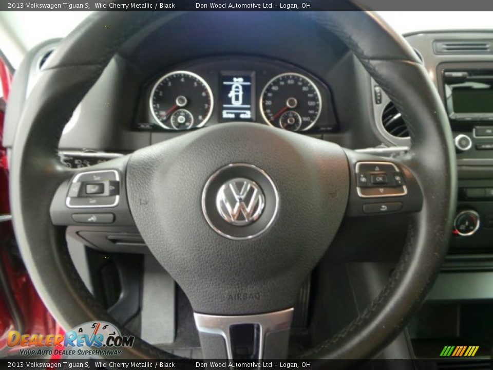 2013 Volkswagen Tiguan S Wild Cherry Metallic / Black Photo #20