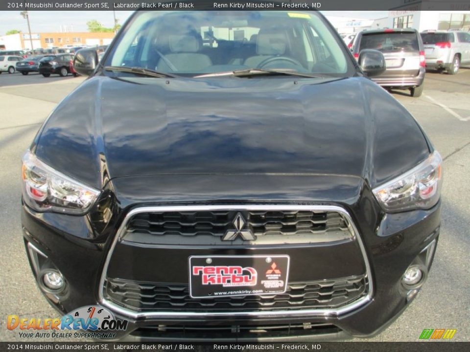 2014 Mitsubishi Outlander Sport SE Labrador Black Pearl / Black Photo #2