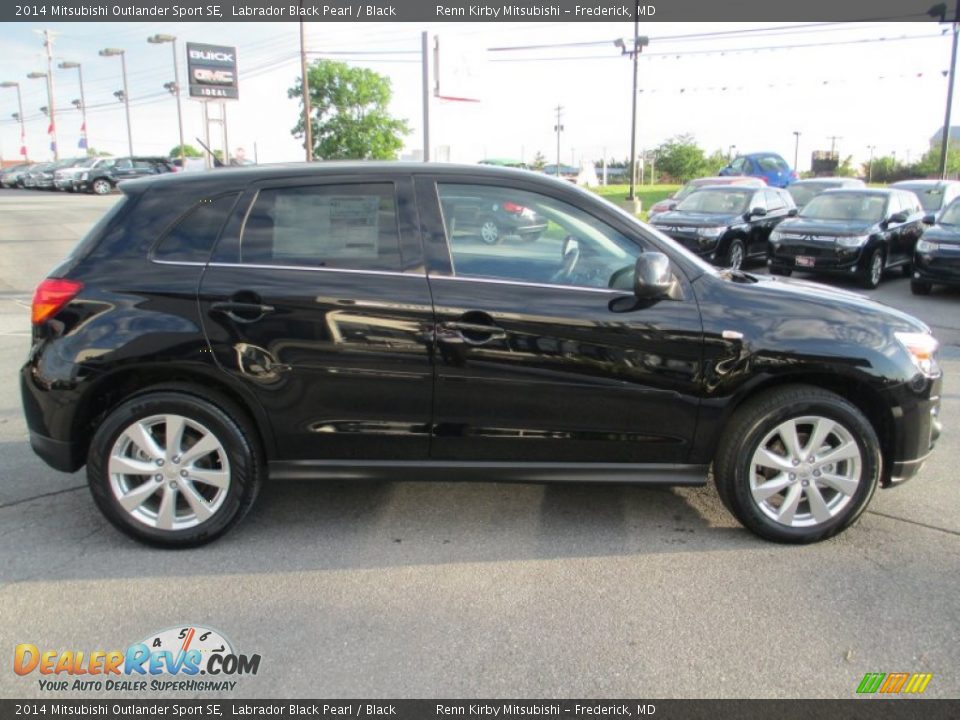 2014 Mitsubishi Outlander Sport SE Labrador Black Pearl / Black Photo #8