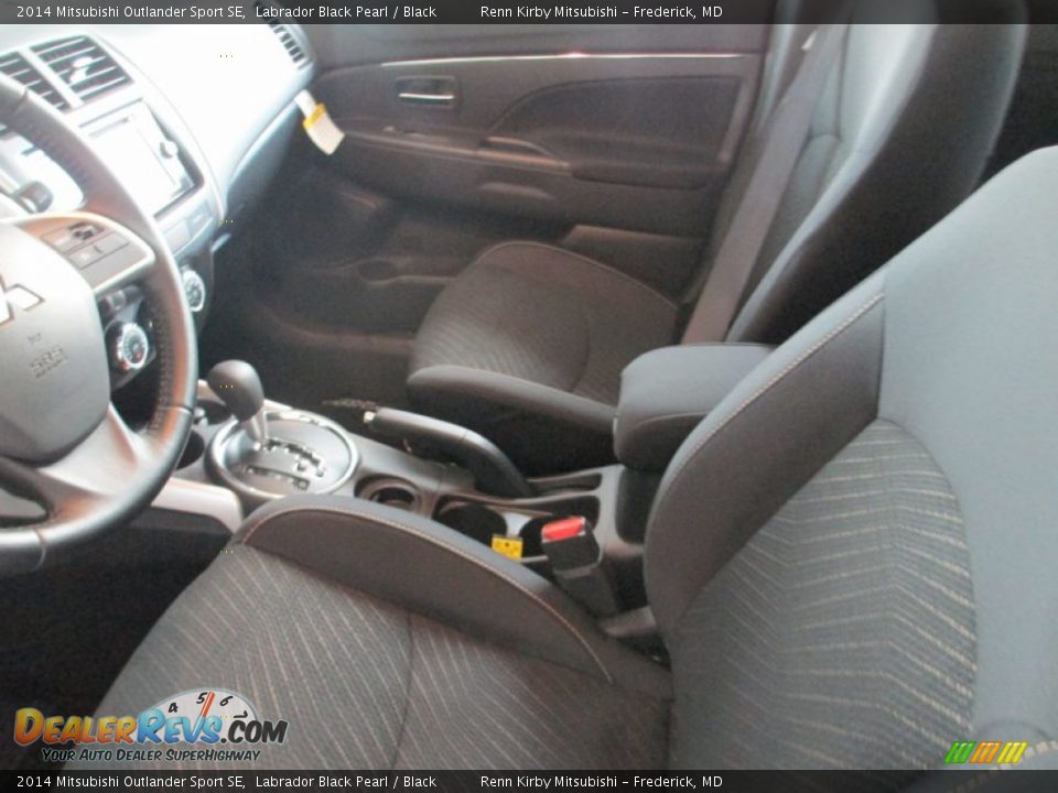 2014 Mitsubishi Outlander Sport SE Labrador Black Pearl / Black Photo #10