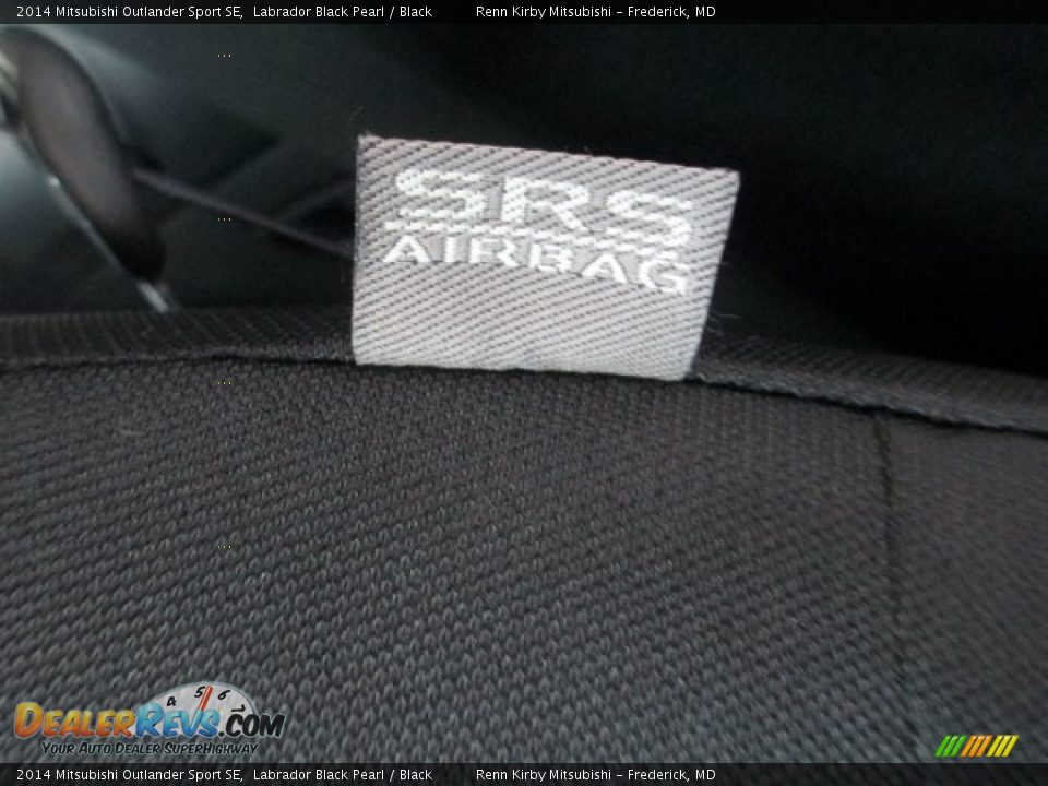 2014 Mitsubishi Outlander Sport SE Labrador Black Pearl / Black Photo #13