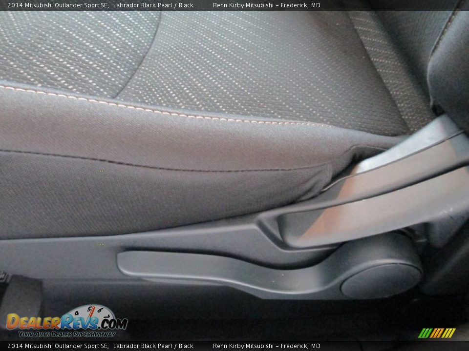 2014 Mitsubishi Outlander Sport SE Labrador Black Pearl / Black Photo #14
