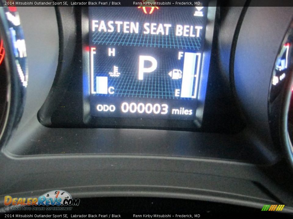 2014 Mitsubishi Outlander Sport SE Labrador Black Pearl / Black Photo #16