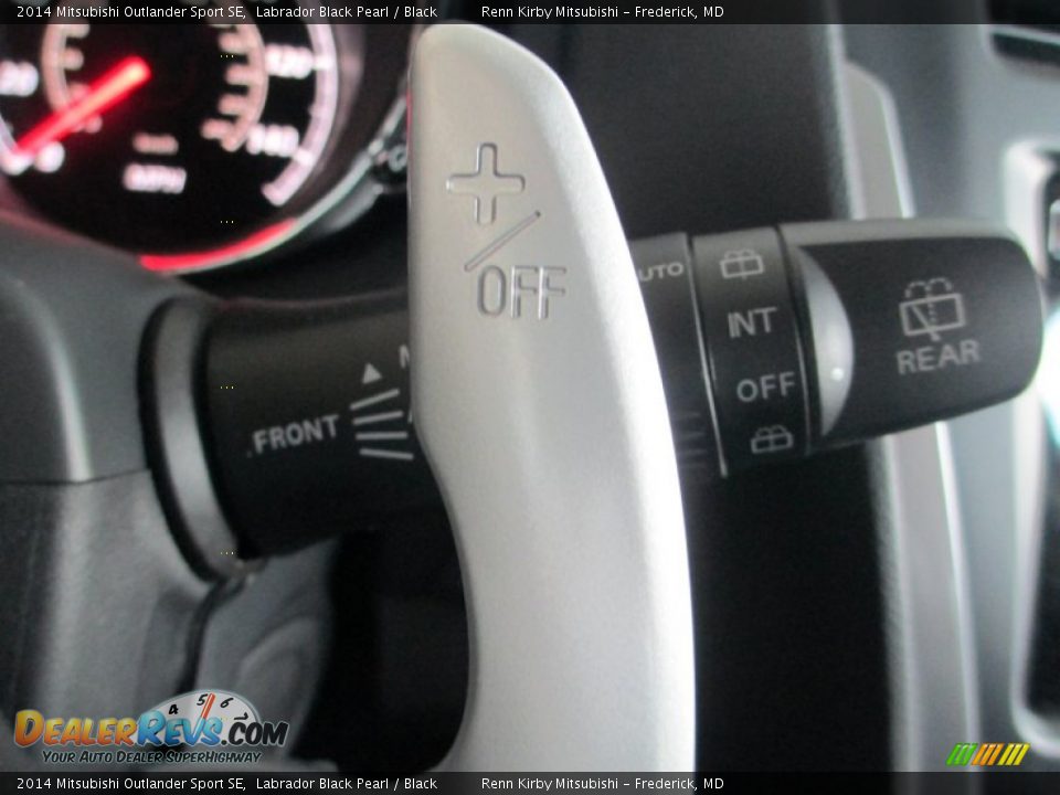 2014 Mitsubishi Outlander Sport SE Labrador Black Pearl / Black Photo #18