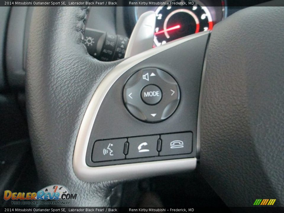 2014 Mitsubishi Outlander Sport SE Labrador Black Pearl / Black Photo #19