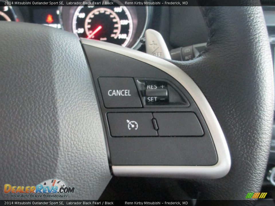 2014 Mitsubishi Outlander Sport SE Labrador Black Pearl / Black Photo #20