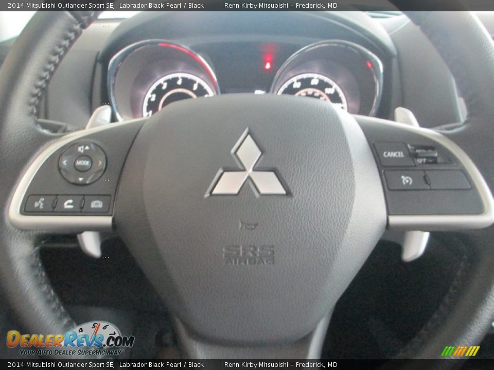 2014 Mitsubishi Outlander Sport SE Labrador Black Pearl / Black Photo #21