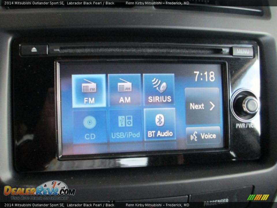2014 Mitsubishi Outlander Sport SE Labrador Black Pearl / Black Photo #22