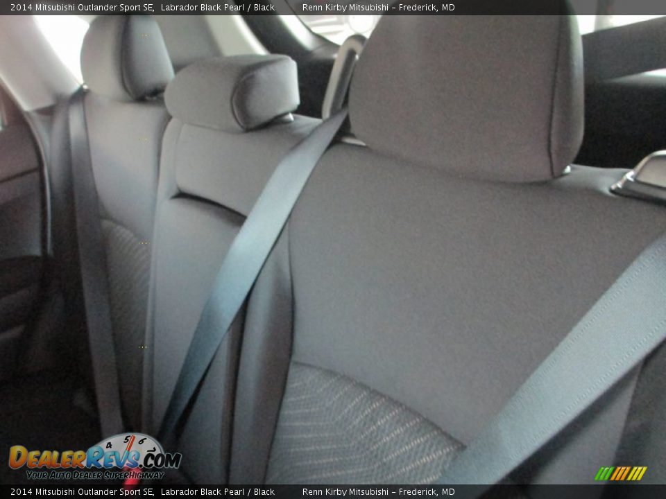 2014 Mitsubishi Outlander Sport SE Labrador Black Pearl / Black Photo #26