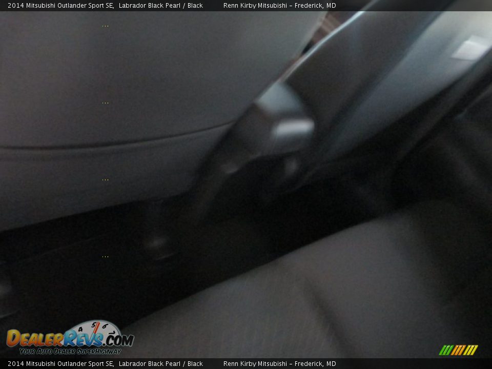 2014 Mitsubishi Outlander Sport SE Labrador Black Pearl / Black Photo #28