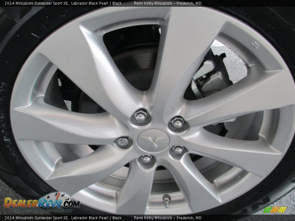 2014 Mitsubishi Outlander Sport SE Labrador Black Pearl / Black Photo #30