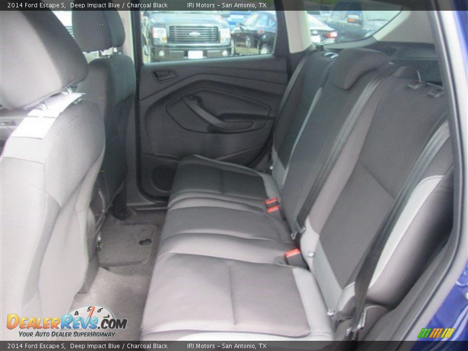 2014 Ford Escape S Deep Impact Blue / Charcoal Black Photo #13