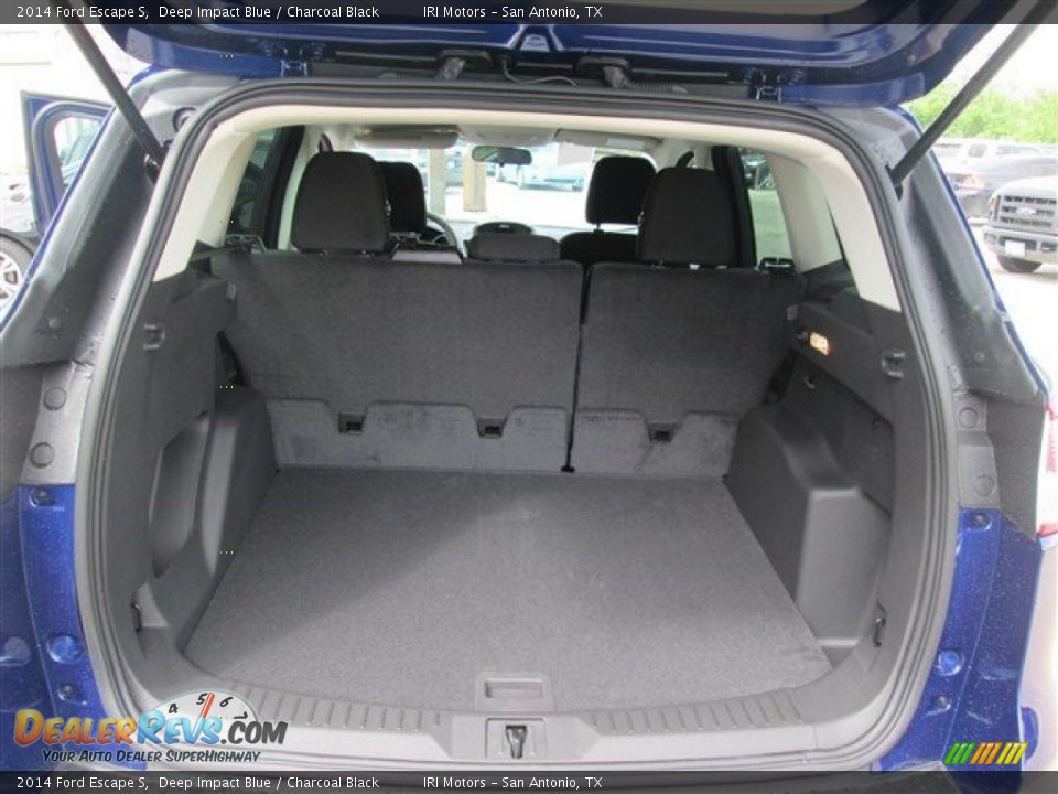 2014 Ford Escape S Deep Impact Blue / Charcoal Black Photo #14